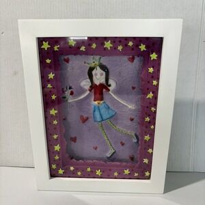 Fine Art "Fashion Fairy" Shadow Box by Brit Artist Sophie Harding C. 2000 Whimsy